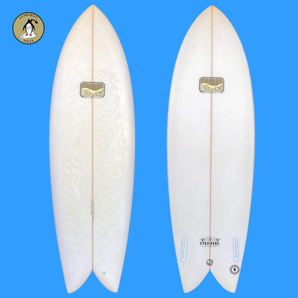 USED CHANNEL ISLANDS 5'10 EVEN KEEL — Sunburnt Mess